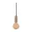 Ledvance Vintage 1906 Pendulum Round Gold Brown | Suitable for E27