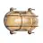 Nordlux Helford Wall Light Brass and Glass Nickel | IP64 - Suitable for E27