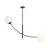 Emibig Ceiling Light Hunter Steel Black | Suitable for 2x E14 - Max 10W