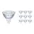 Multipack 10x Philips Corepro LED Spot GU5.3 MR16 2.9W 230lm 36D - 827 Extra Warm White | Replaces 20W