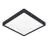 Eglo Ceiling Light Fueva 6 Plastic Black 13W 2100lm - 827-840-865 CCT