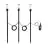 Multipack 3x Eglo Spike Light Zancaro 1 Aluminium Black 1W 130lm - 830 Warm White | IP44